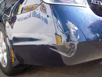 Bumper Scrapes and Scratches are easily repaired