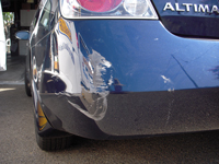 Bumper Scrapes and Scratches are easily repaired