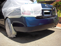 Bumper Scrapes and Scratches are easily repaired