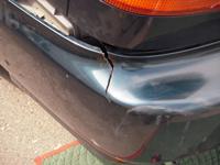 Bumper Scrapes and Scratches are easily repaired