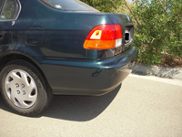 Bumper Scrapes and Scratches are easily repaired