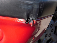 Textured Bumper Scrapes, Scratches and Holes are easily repaired